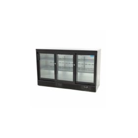Üvegajtós hűtővitrin 341 l