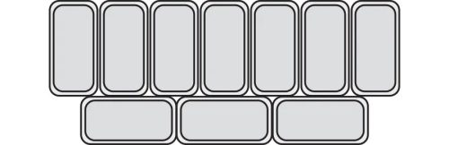 Fagylaltpult 10 tégelyes TEFCOLD 