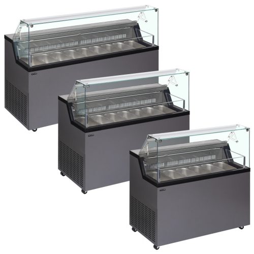 Fagylaltpult, 6 tégelyes TEFCOLD 