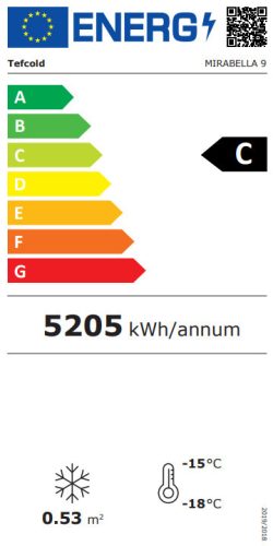 Fagylaltpult 9 tégelyes TEFCOLD