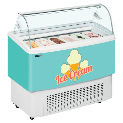 Fagylaltpult 6 tégelyes TEFCOLD