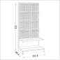 Bolti polc - polcrendszer 210 cm Perforált