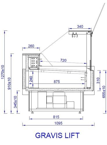 GRAVIS LIFT  | Csemegepult