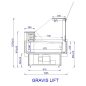 GRAVIS LIFT | Csemegepult