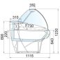 Giove-2 | Csemegepult (Ventilációs)