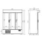 KH-VF1600 G3DCA | Szupermarket fagyasztóvitrin