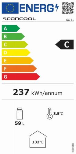 SC 51 BE | Üvegajtós hűtővitrin