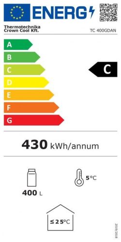 TC 400GD (J-400 GD DT) | Hűtővitrin
