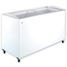   KH-CF400 SCB (UDD 400 SCB) | Mélyhűtőláda csúszó domború üvegtetővel