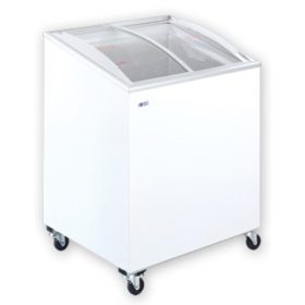   KH-CF200 SCEB (UDD 200 SCEB) | Mélyhűtőláda ferde, csúszó domború üvegtetővel