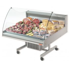   Bancarella TN VCB - Hajlított üvegű önkiszolgáló csemegepult